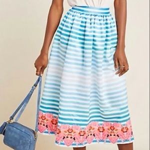 Anthropologie Manish Aurora Maxi Skirt